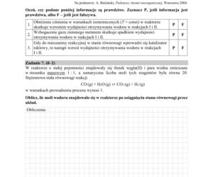 ARKUSZE CKE - Matura chemia - poziom podstawowy i rozszerzony 2019