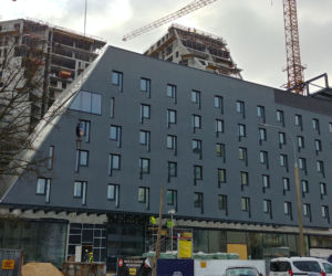 Centaurus. Trwa budowa największego budynku w Olsztynie. Zobacz postępy prac
