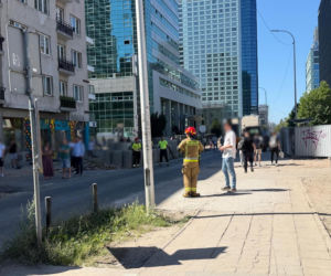 Niewybuch w centrum Warszawy
