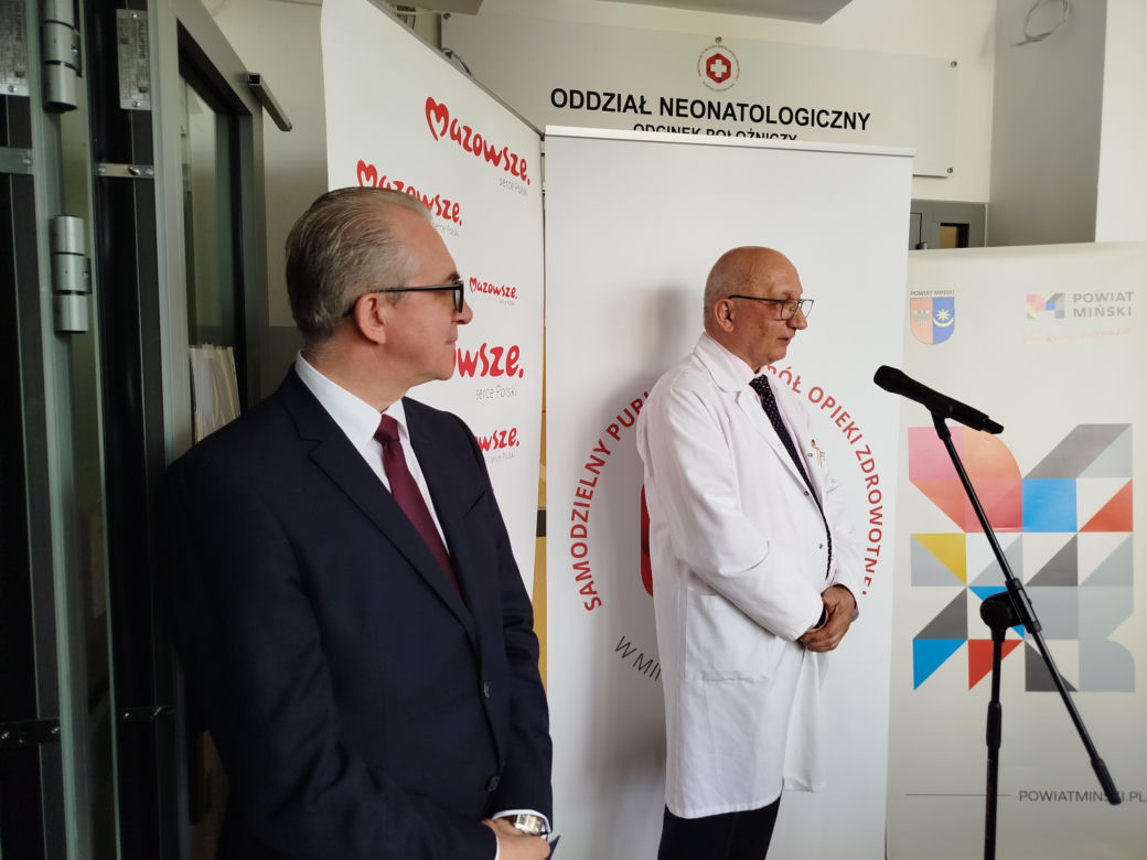 Odnowiony oddział noworodkowy wraz z częścią położniczą w mińskim szpitalu zapewni ciężarnym, rodzącym i maluchom nowoczesne warunki