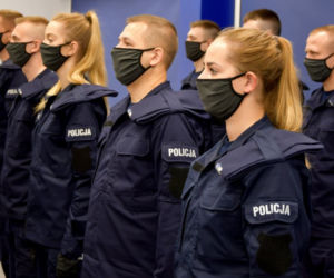 Podlaskie. Uroczyste ślubowanie 21 nowych policjantów
