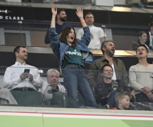 Malinowska, Janiak i Zakościelny kibicują Legii