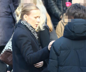 Pogrzeb Mirosława Krawczyka w Gdańsku: Aneta Zając i Mikołaj Krawczyk