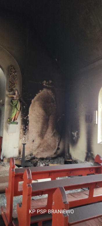Modlili się, gdy wybuchł pożar