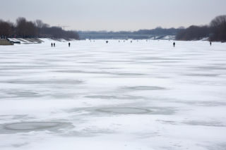 Zamarznięta Motława. Co uwiecznił premier Donald Tusk?
