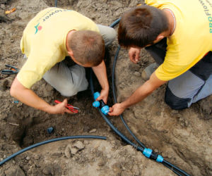 Podziemny system nawadniania trawnika krok po kroku