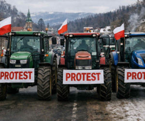 Protest rolników na Dolnym Śląsku