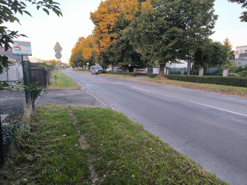 Ulica Gronowska w Lesznie