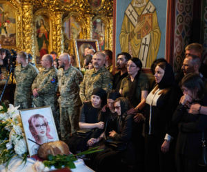 Pogrzeb Liubavy i Viry Yakovlevy. Siostry zginęły tragicznie w wyniku rosyjskiego ataku rakietowego na budynek mieszkalny