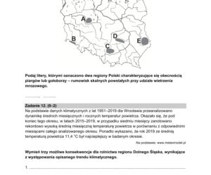 Matura 2022: geografia rozszerzona. Arkusze CKE, zadania, pytania. Poziom rozszerzony	