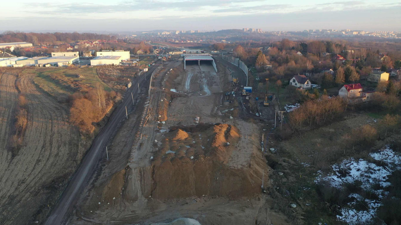 Północna obwodnica Krakowa. Sprawdzamy postępy prac (STYCZEŃ)