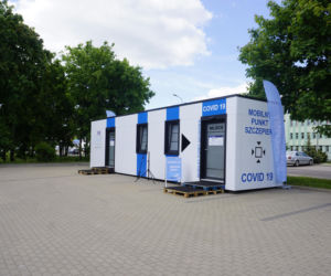 Tak wygląda mobilny punkt szczepień w Suwałkach [ZDJĘCIA]