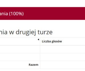 Jak głosowali mieszkańcy poszczególny miast i powiatów w Małopolsce w II turze?
