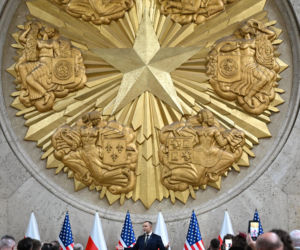 USA/ Prezydent Nawrocki podziękował przedstawicielom Polonii za to, że są ambasadorami Rzeczpospolitej Polskiej