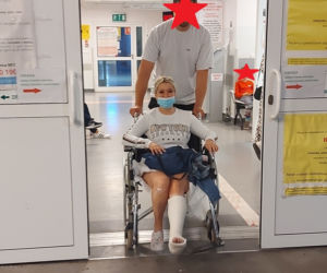 Cayra połamała się na koncercie