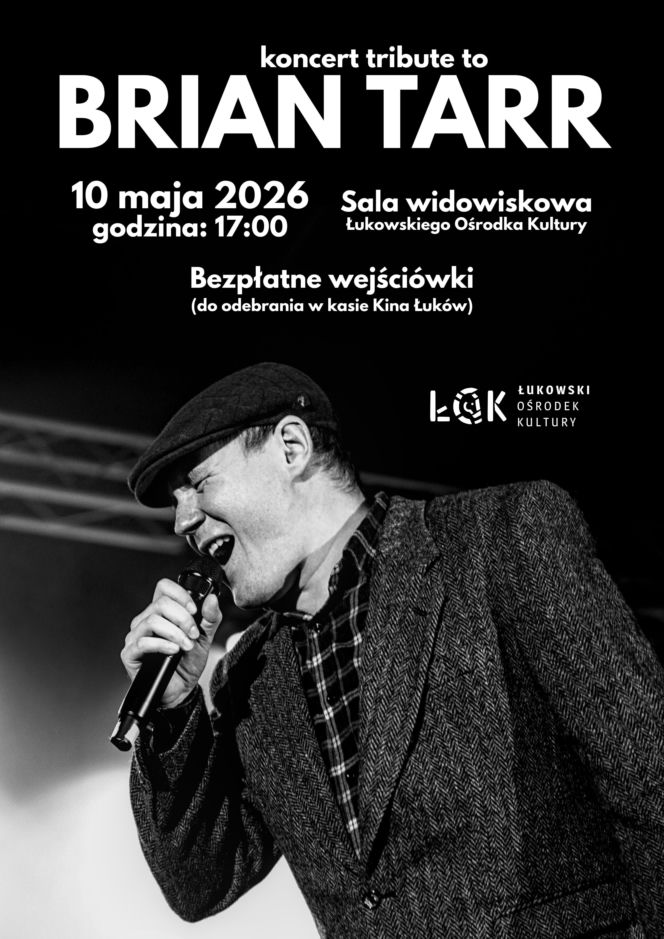 Koncert „Tribute to Brian Tarr” już 10 maja w Łukowie