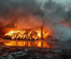 Pożar w Promniku