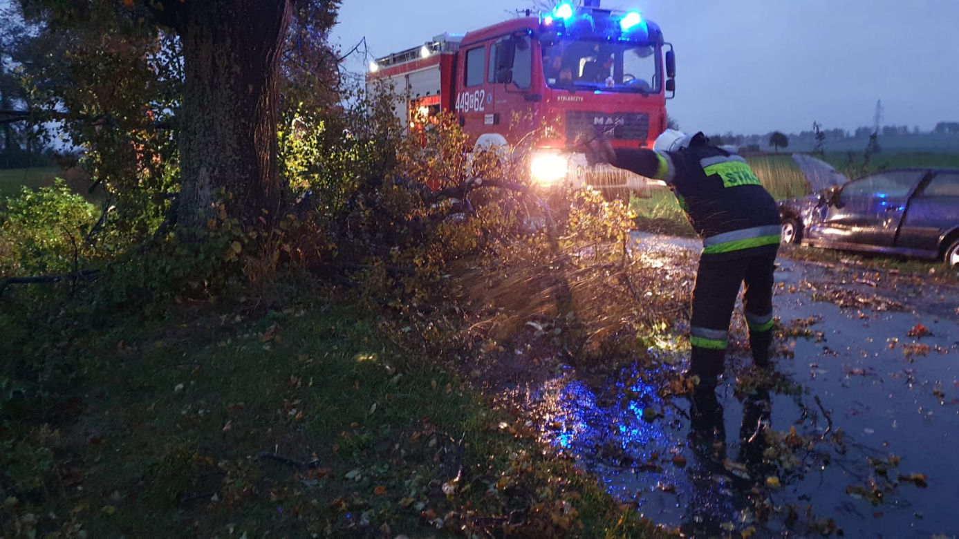 Interwencje strażaków z Grudziądza