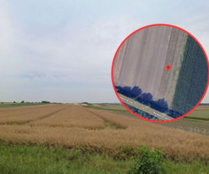 Tu jest środek woj. śląskiego. Znajduje się w szczerym polu