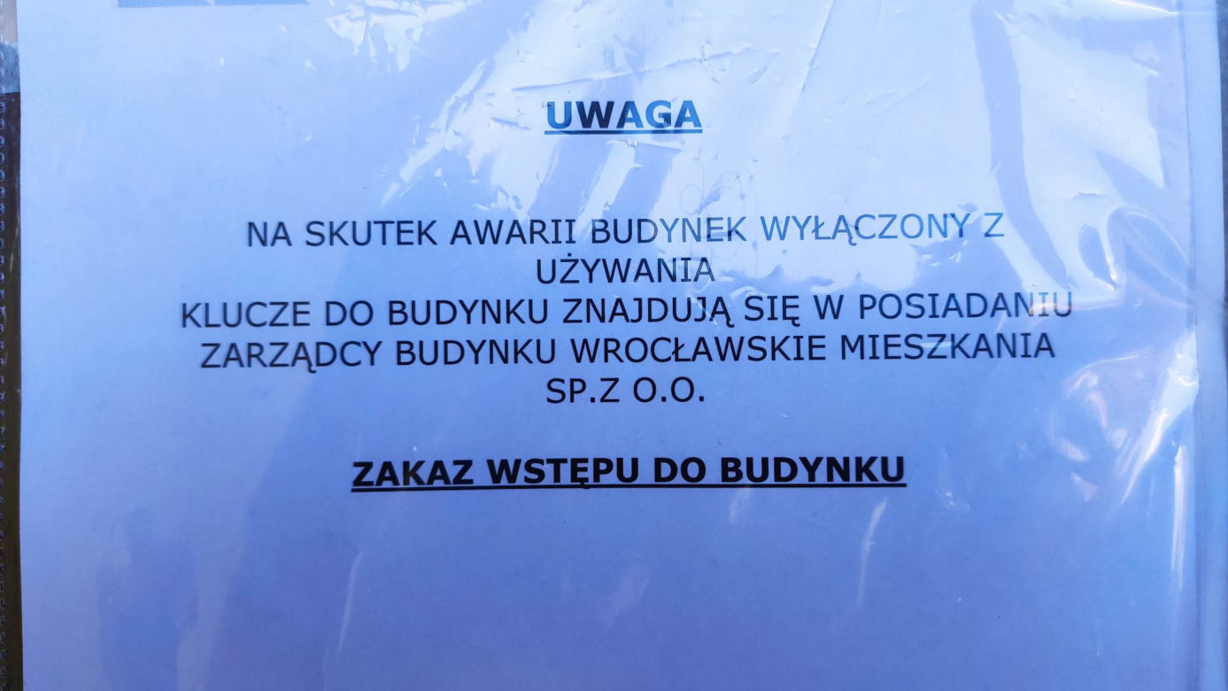 Wrocławskie Mieszkania wymieniły zamki przez rzekomą awarię  