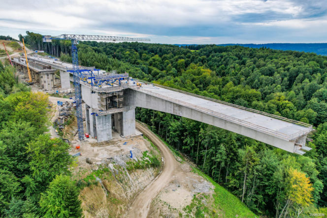 Budowa drogi S19. Najwyższa estakada w Polsce