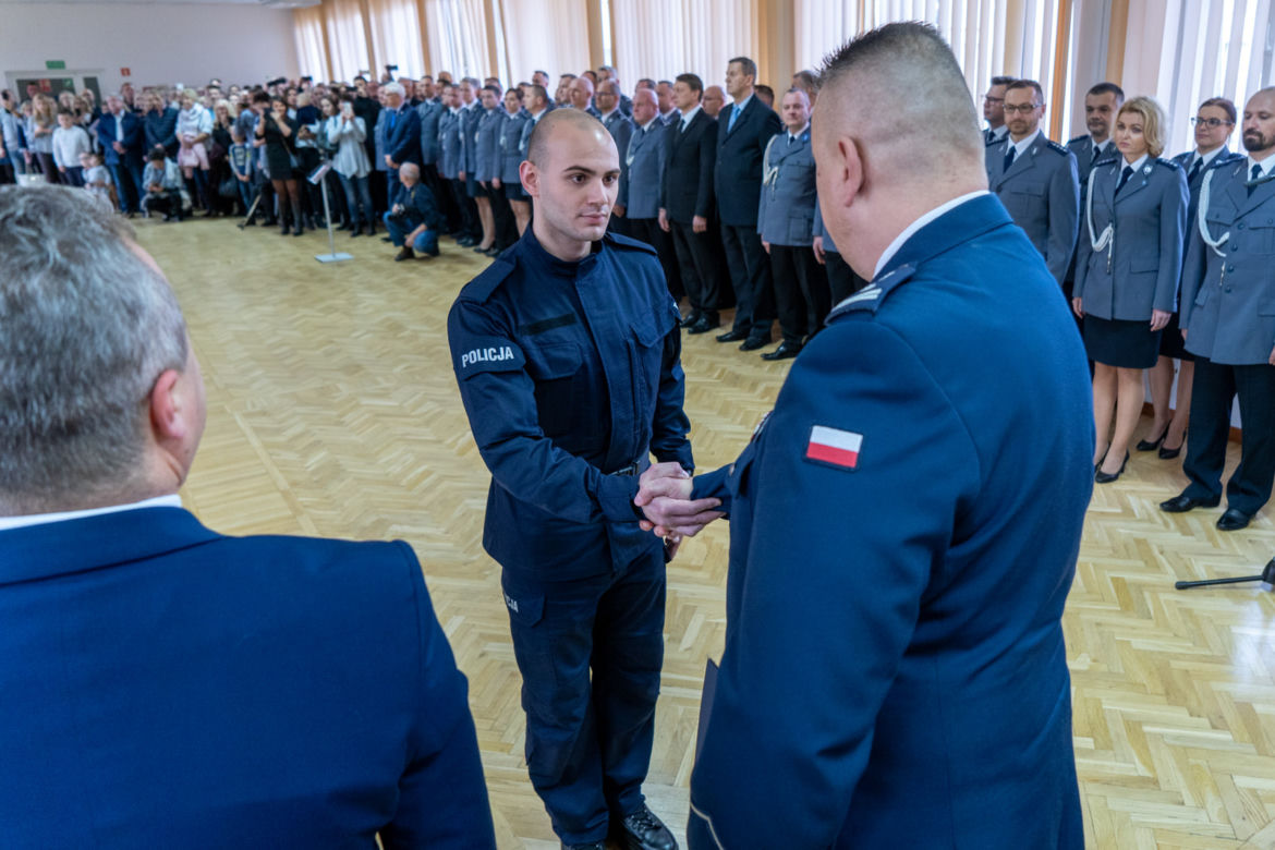 Młodzi policjanci złożyli w Bydgoszczy ślubowanie