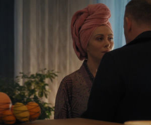 M jak miłość odc. 1921. Joanna (Dominika Sakowicz), Artur Rogowski (Robert Moskwa)