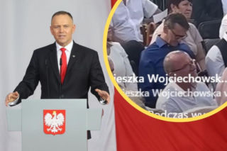Koleżanka przyłapała Morawieckiego z telefonem w ręku. Nie wytrzymała! Skandal!