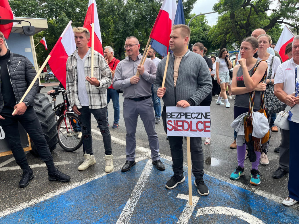 Protest Konfederacji w Siedlcach zgromadził ok. 600 osób