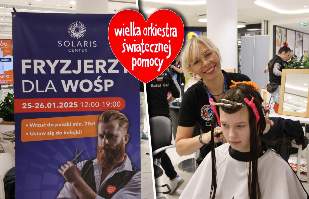 Opole. Akcja "Fryzjerzy dla WOŚP" w ramach 33. Finału Wielkiej Orkiestry Świątecznej Pomocy