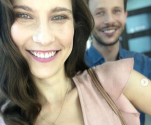 Barwy szczęścia po wakacjach 2019. Regina (Kamila Kamińska), Franek (Mateusz Banasiuk)
