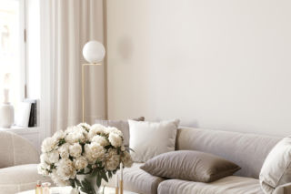 Kolor kaszmirowy we wnętrzach