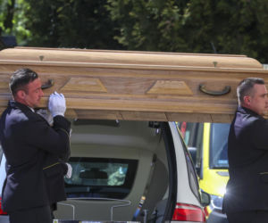 Ból, rozpacz, łzy. Poruszające sceny na pogrzebie Łukasza Litewki