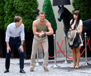Hotel 52 sezon 7 odc. 83 (odc. 5). Bartek (Stefan Pawłowski), Sulima (Cezary Pazura), Daria (Adrianna Kalska)