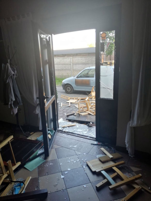 Pijany 20-latek zdemolował pizzerię w Grodzisku Wielkopolskim