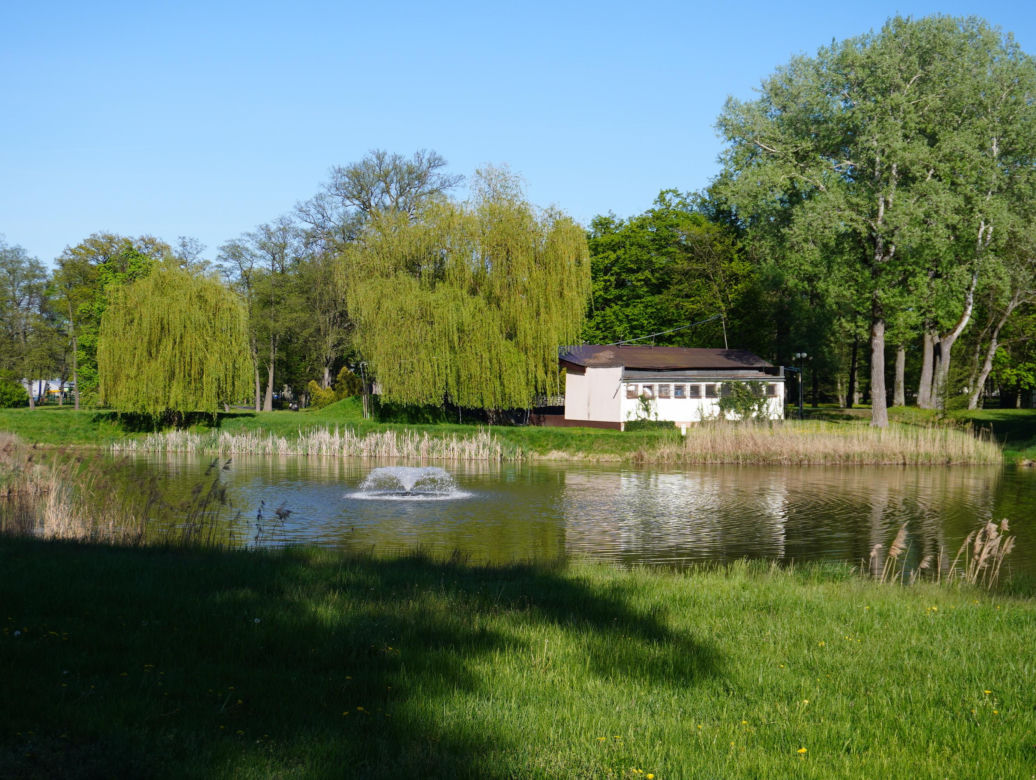 Park miejski w Opolu Lubelskim