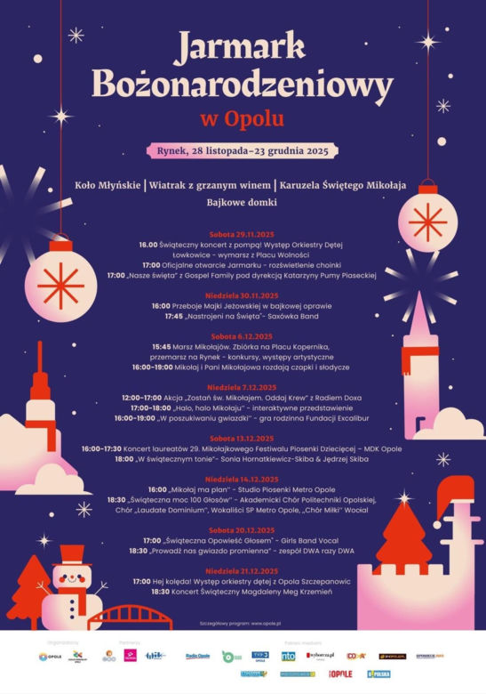 . Jarmark Bożonarodzeniowy w Opolu 2025