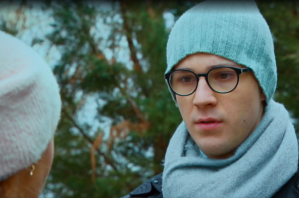 Barwy szczęścia odc. 2674. Sabina (Barbara Jonak), Kajtek (Jakub Dmochowski)