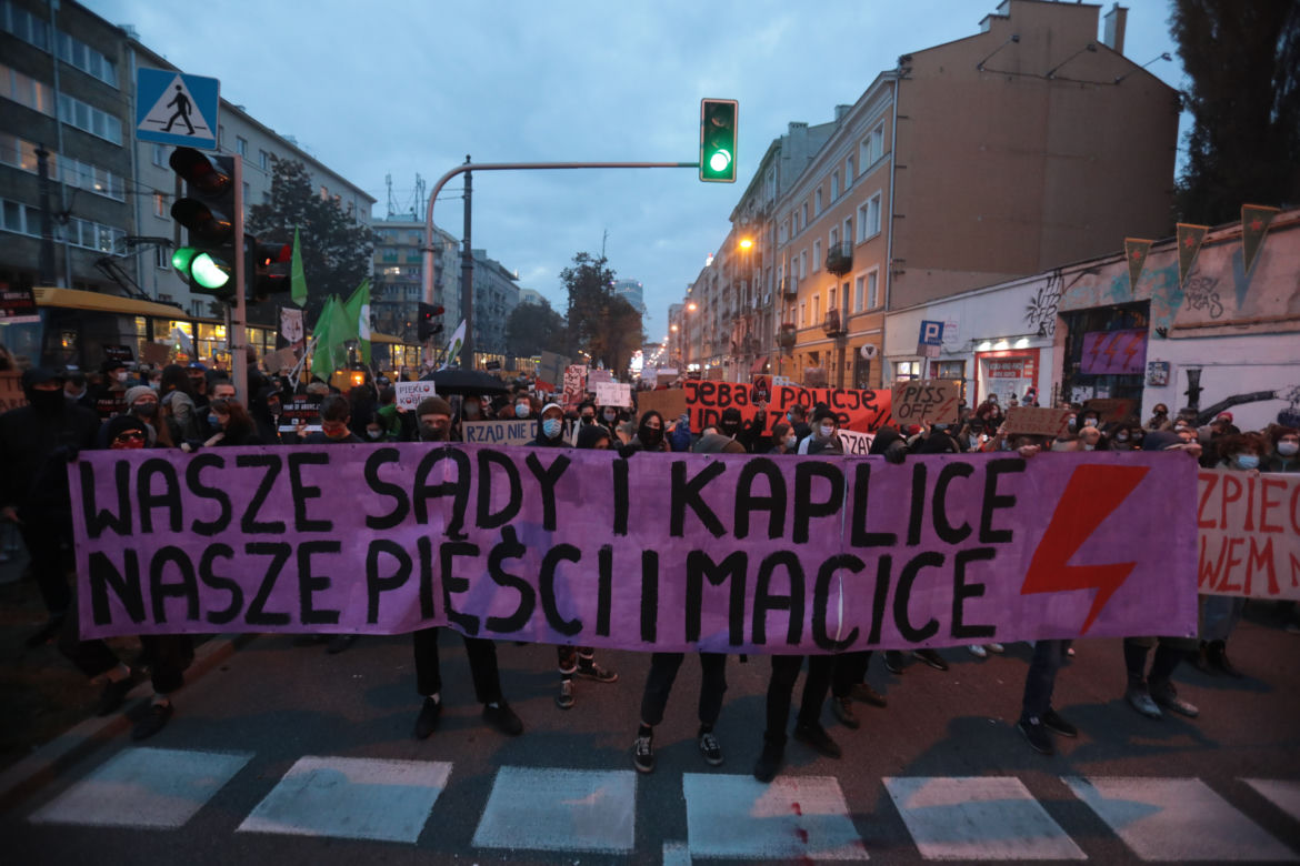 Strajk kobiet w Warszawie