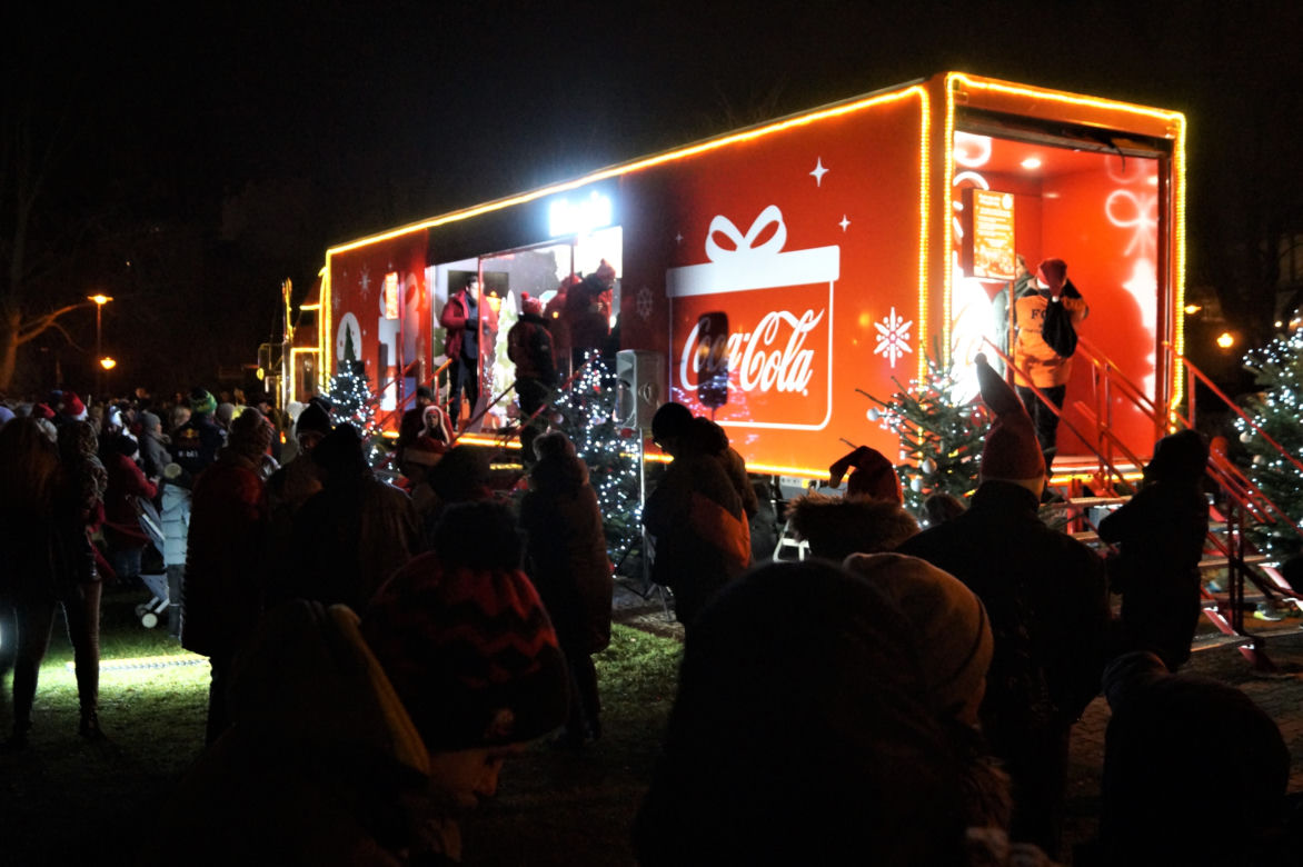 Ciężarówka Coca-Coli w Bydgoszczy [GALERIA]