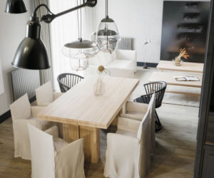 Apartament w czerni i bieli