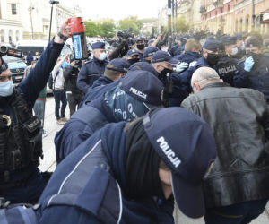 Protest przedsiębiorców w Warszawie
