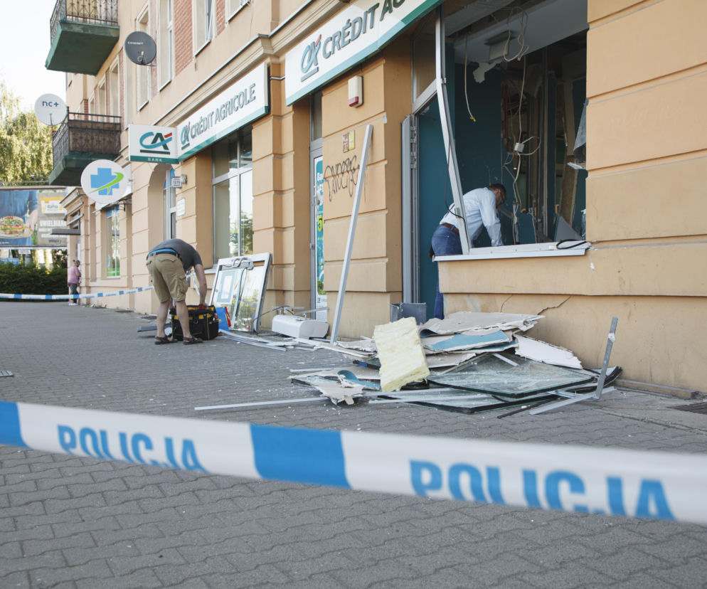 Wrocław: Złodziej wysadzili bankomat w banku na Karłowicach
