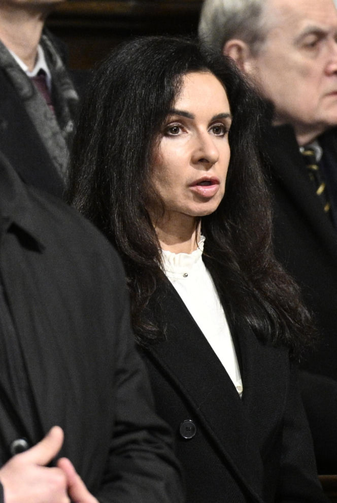 Msza za ofiary Smoleńska w Archikatedrze. Obecni Nawrocki i Kaczyńska