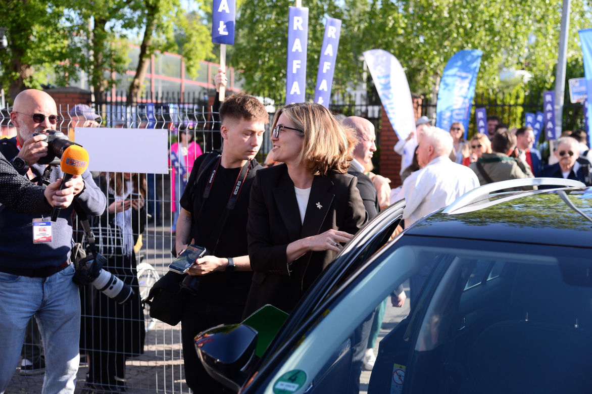 Magdalena Biejat przyjechała na debatę Super Expressu