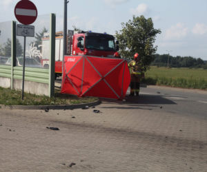 Motocyklista zginął na miejscu. Potworny wypadek w Siedlcach