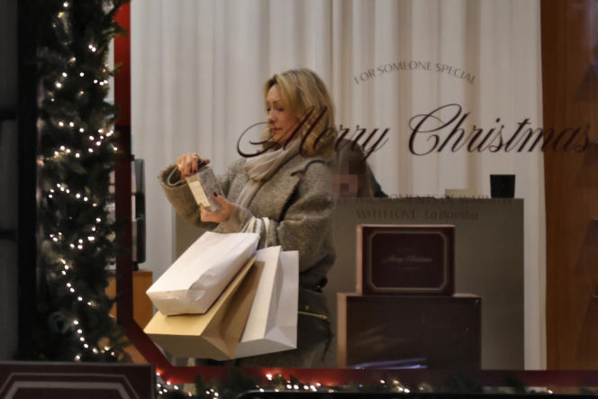 Anna Kalczyńska na zakupach