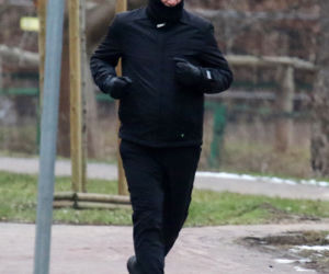 Tusk ostro dba o formę. Intensywnie ćwiczy