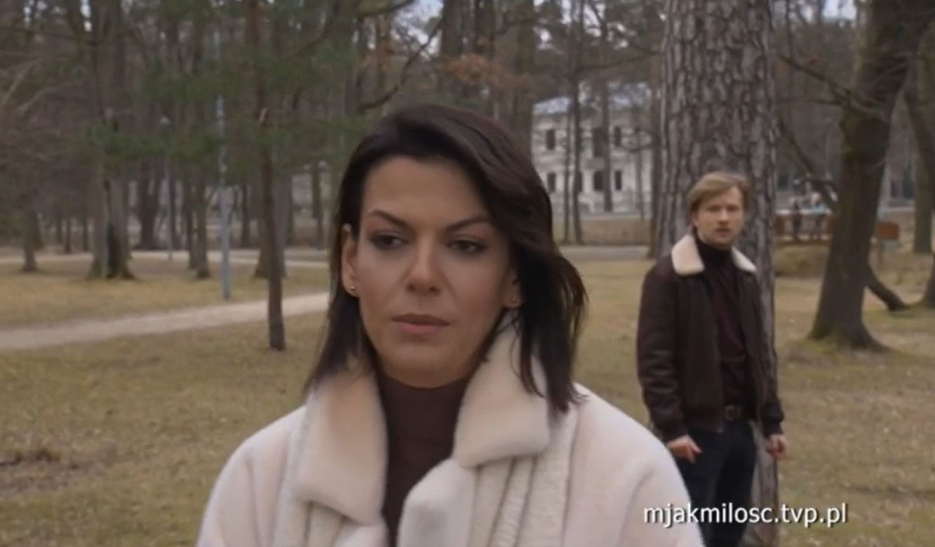 M jak miłość: Łukasz (Jakub Józefowicz), Patrycja (Alżbeta Lenska)