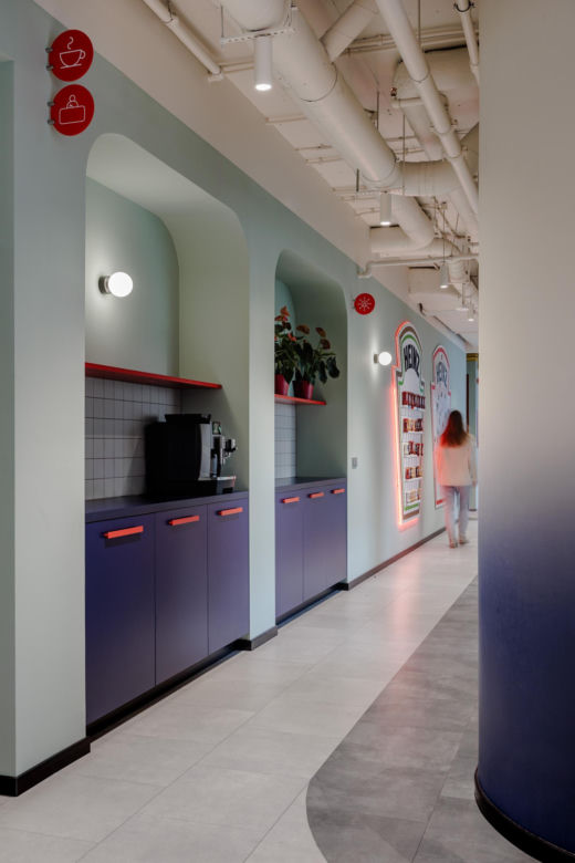 Biuro Kraft Heinz w kompleksie Harmony Office Park na warszawskim Mokotowie